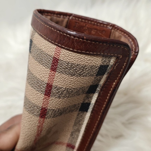 Burberry Nova check leather Bi-fold Compact wallet beige - Picture 3 of 9